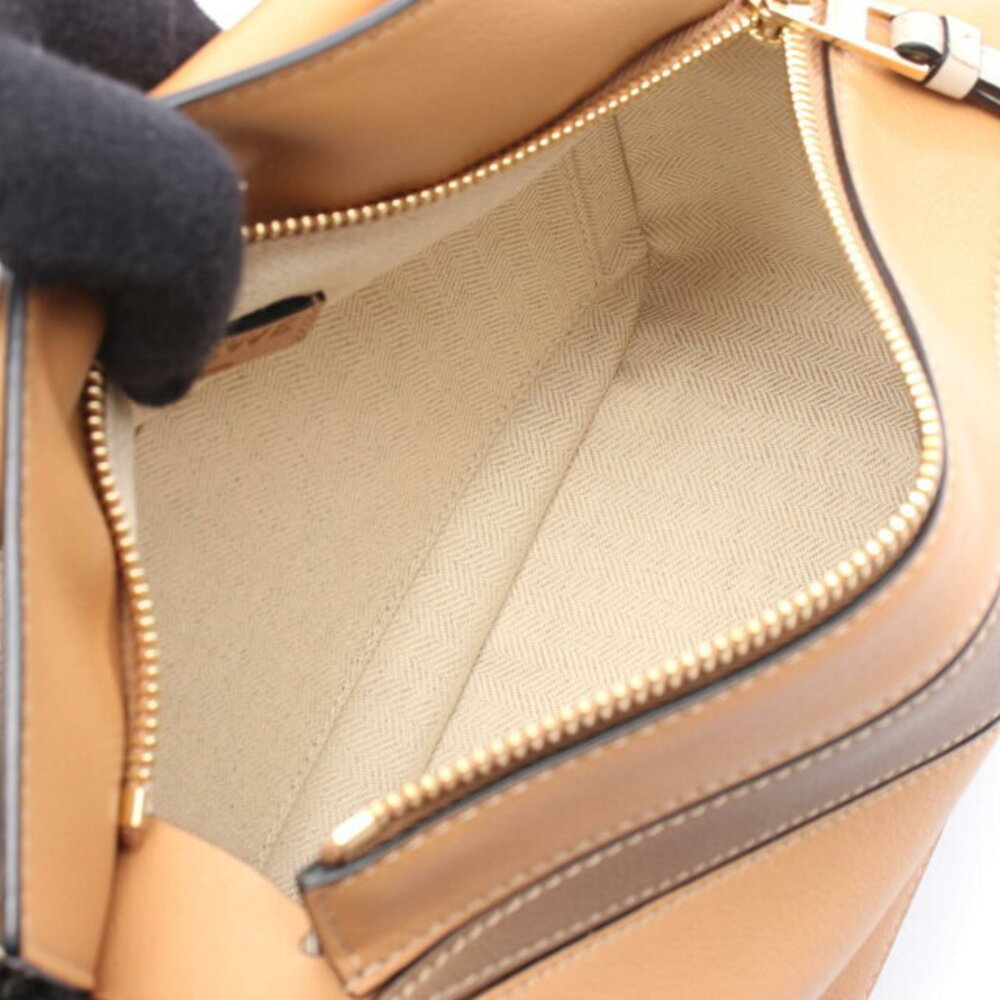 LOEWE PUZZLE BAG leather handbag brown beige - Picture 3 of 5